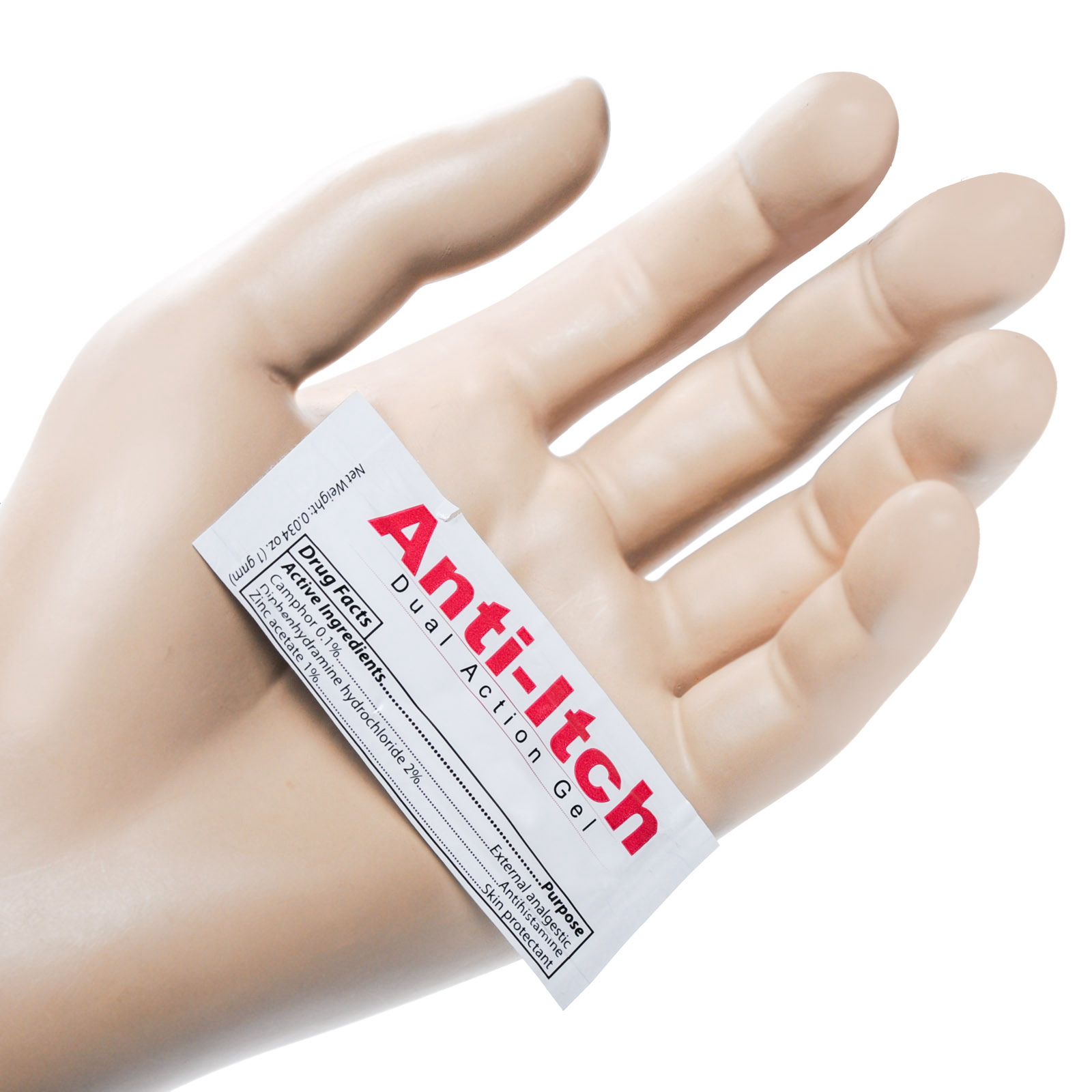 Anti-itch Gel Unit Dose Individual Use Pouches 25/box