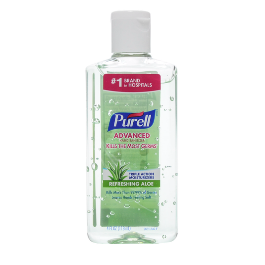 Purell Instant Hand Sanitizer With Aloe 4 Oz Bottle