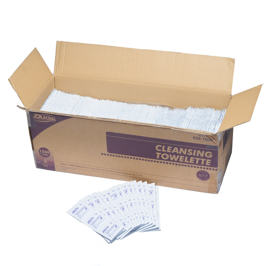 Clean Wipes Premoistened Individually Wrapped 1500/cs