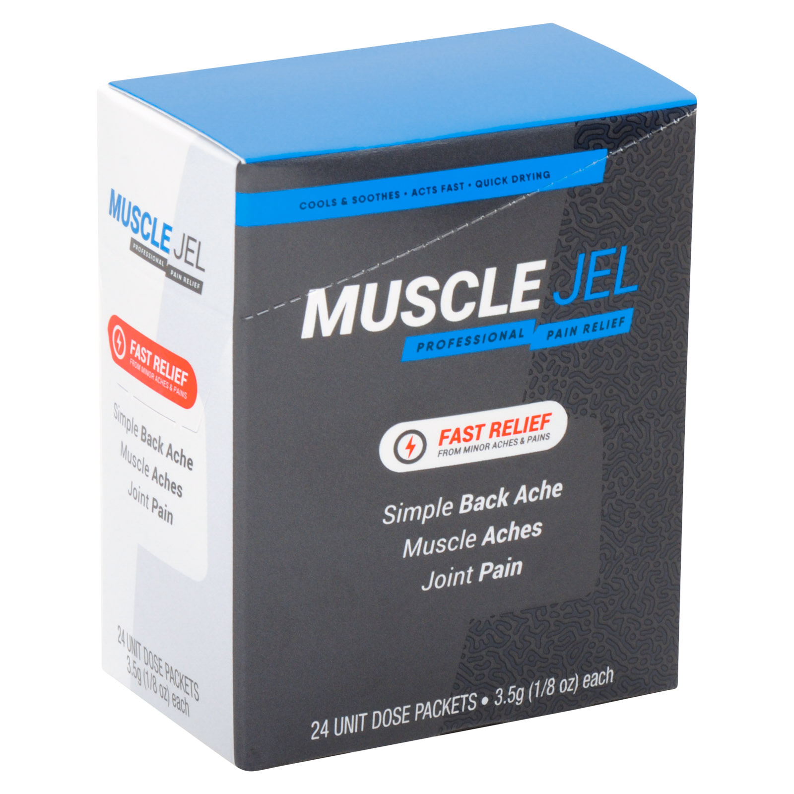 Muscle Pain Relief Gel Water Jel Packets 24/box
