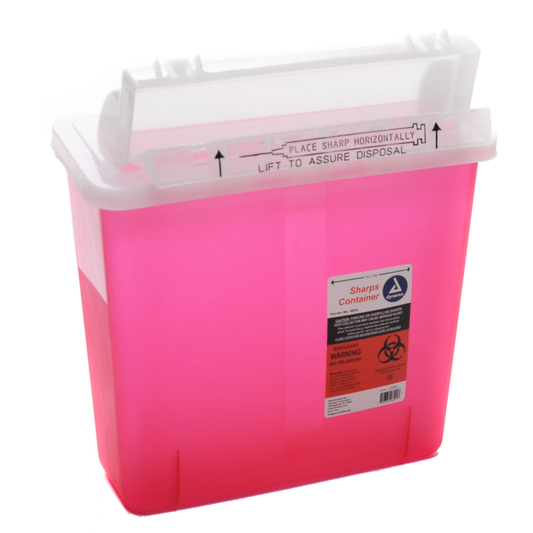 Sharps Container 5 Quart Size Dynarex Each