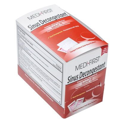 Sinus Decongestant By Medi-First Unit Dose Packets