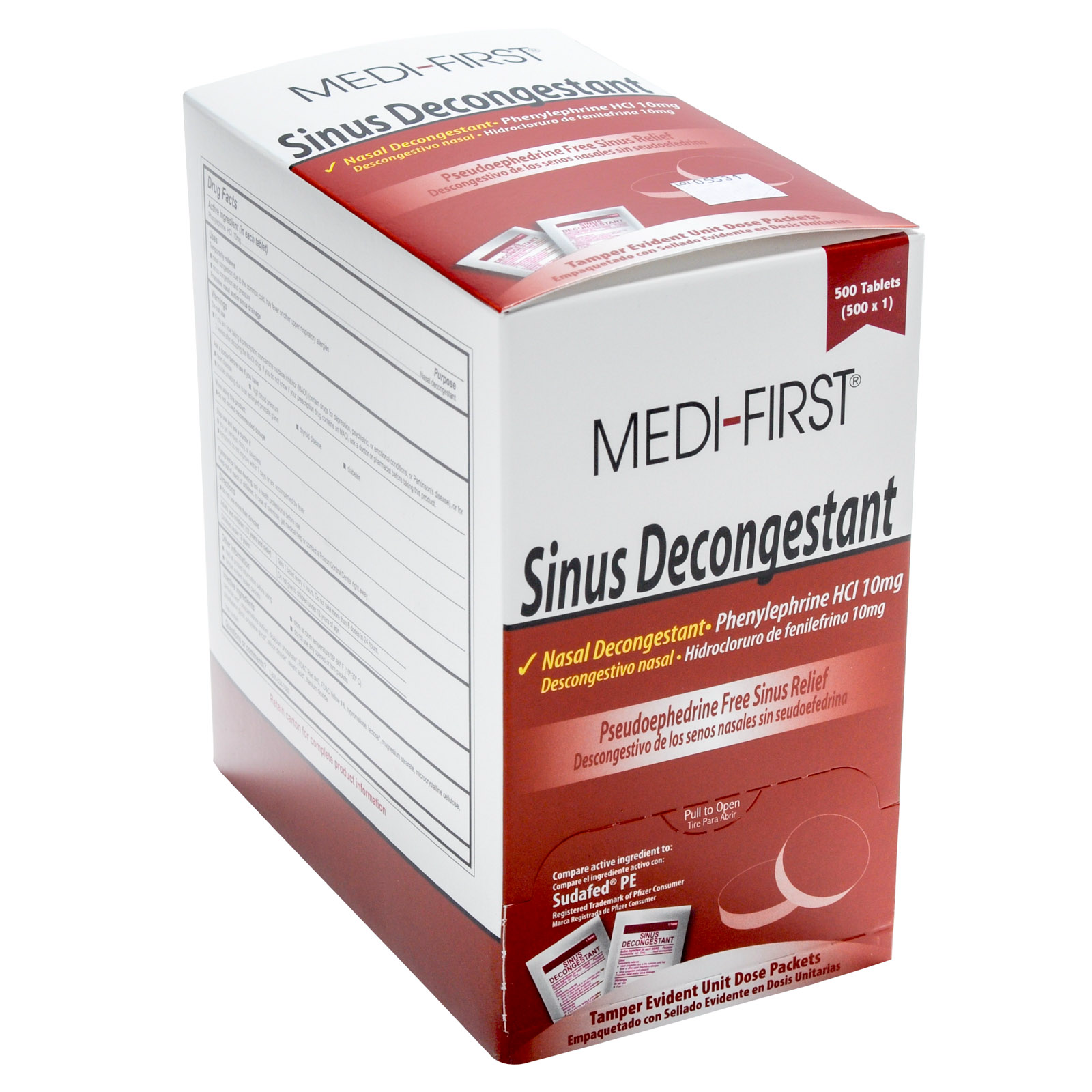 Sinus Decongestant By Medi-First Unit Dose Packets