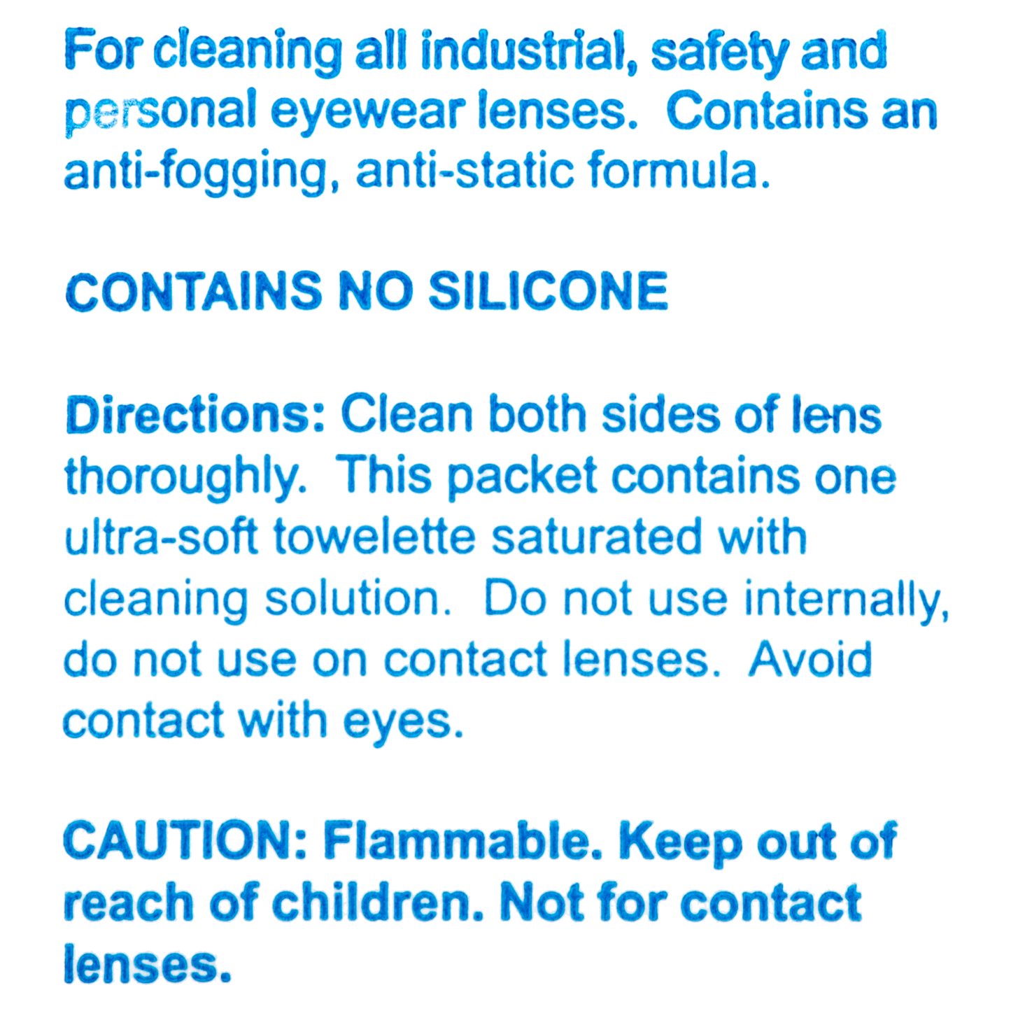 Radians Safety Glass Cleaning Premoistened Towelettes 100/box