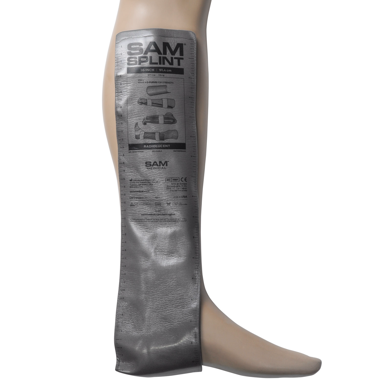 Sam Splint Universal Flexible Aluminum Splint 41/2 X 36