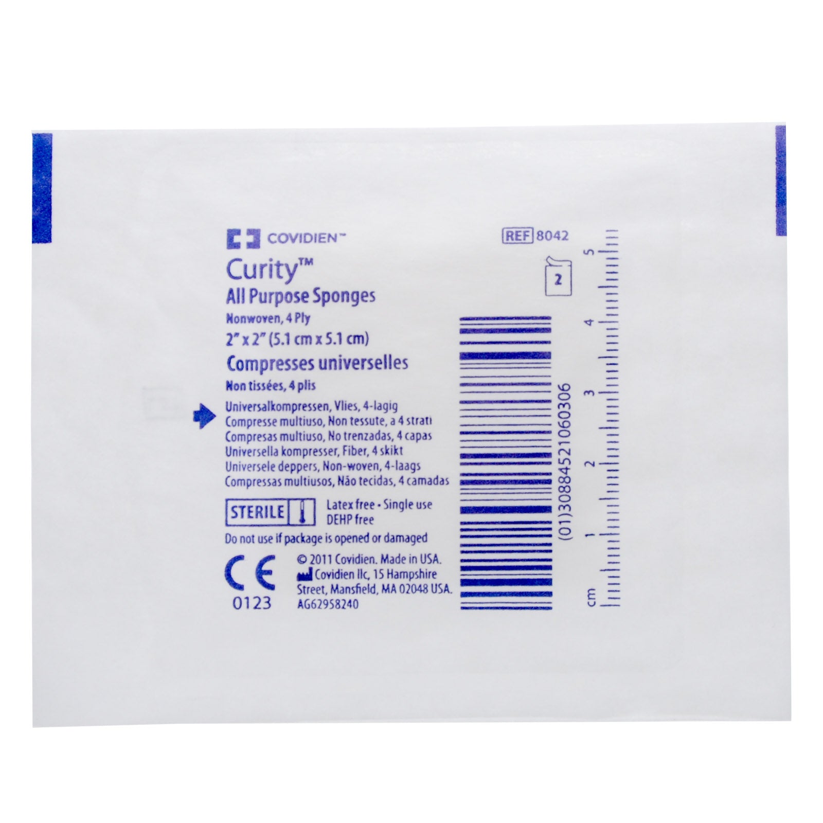 Gauze Sponge Sterile 2x2 Each