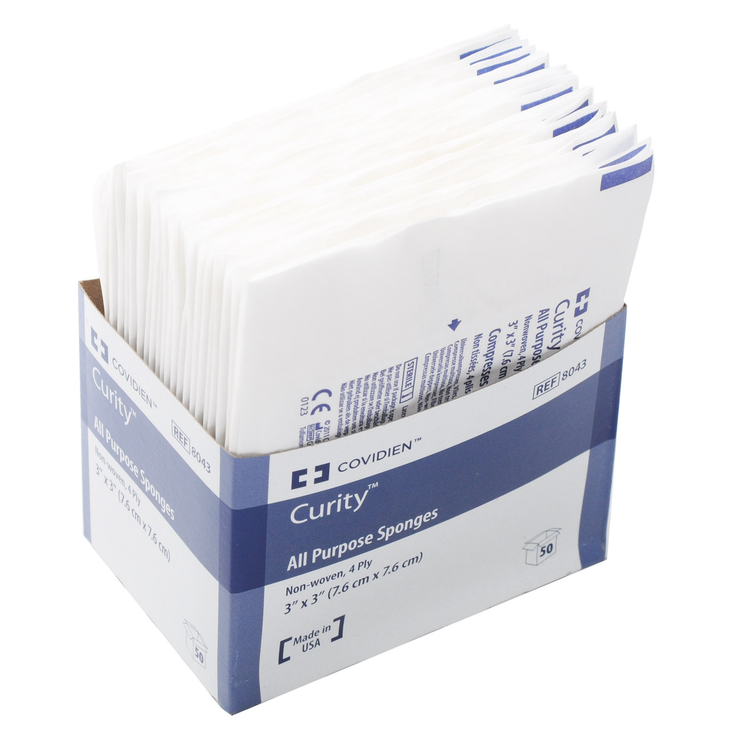 Kendall Curity Coviden Gauze Sponge Sterile 25 Packets Of 2