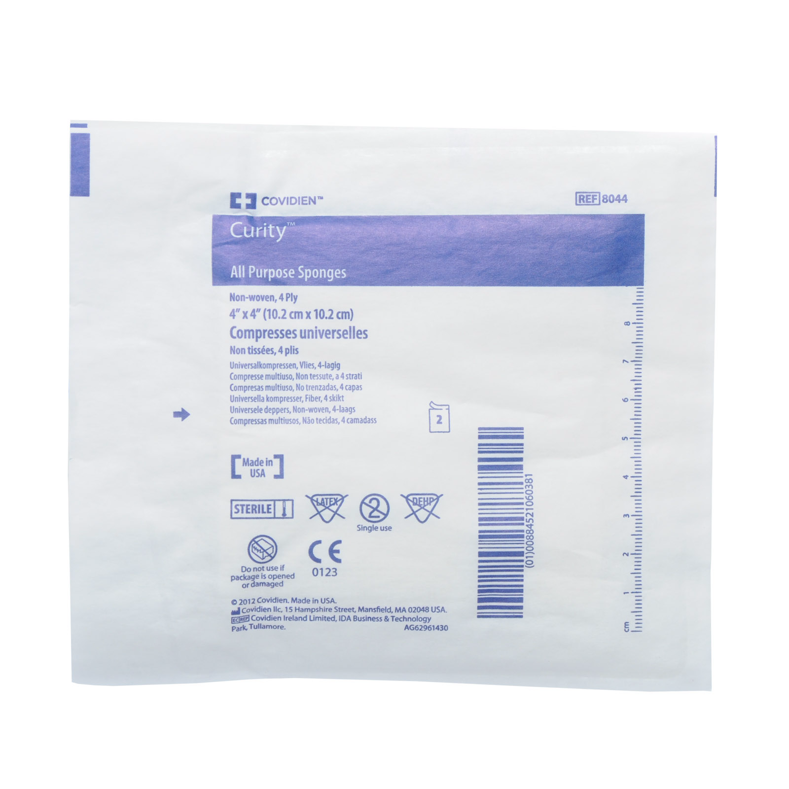 Kendall Curity Coviden Gauze Sponge Sterile 25 Packets Of 2