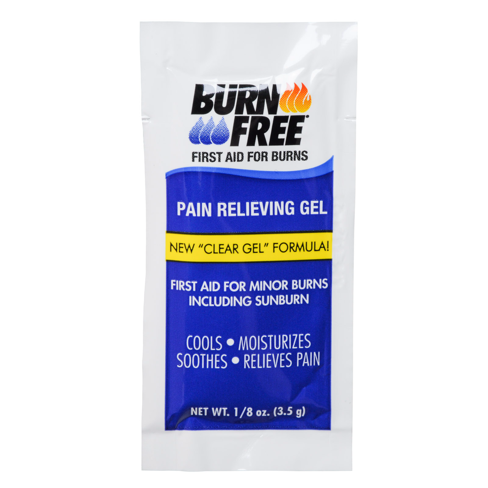 Burnfree Burn Gel Packets 1/8 Oz 25/box