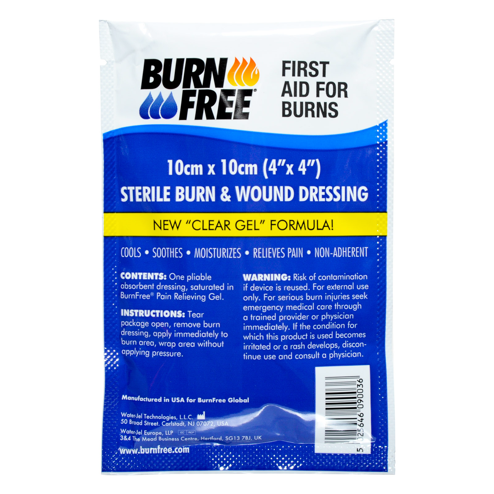 Burnfree Burn Dressing 4x4 Each
