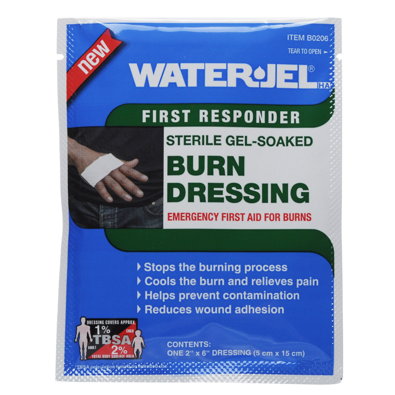 Water Jel Burn Dressing 2x6 Each