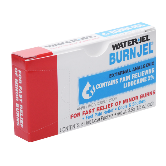 Water Jel Burn Gel Packets 1/8 Oz 6/box