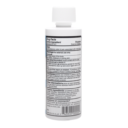 Water Jel Burn Gel 4 Oz Liquid Bottle