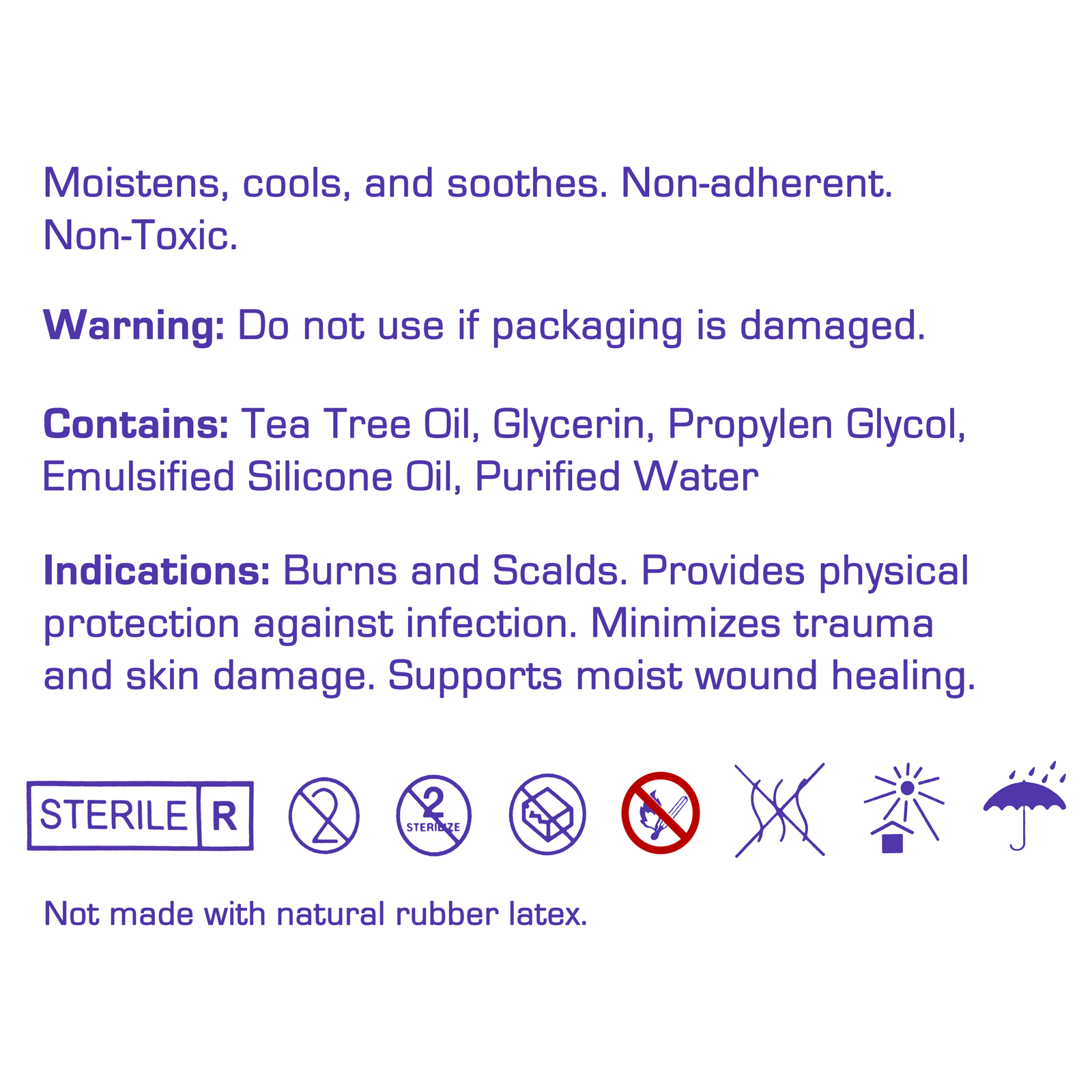 Xeroburn Burn Dressing 2x6 Each