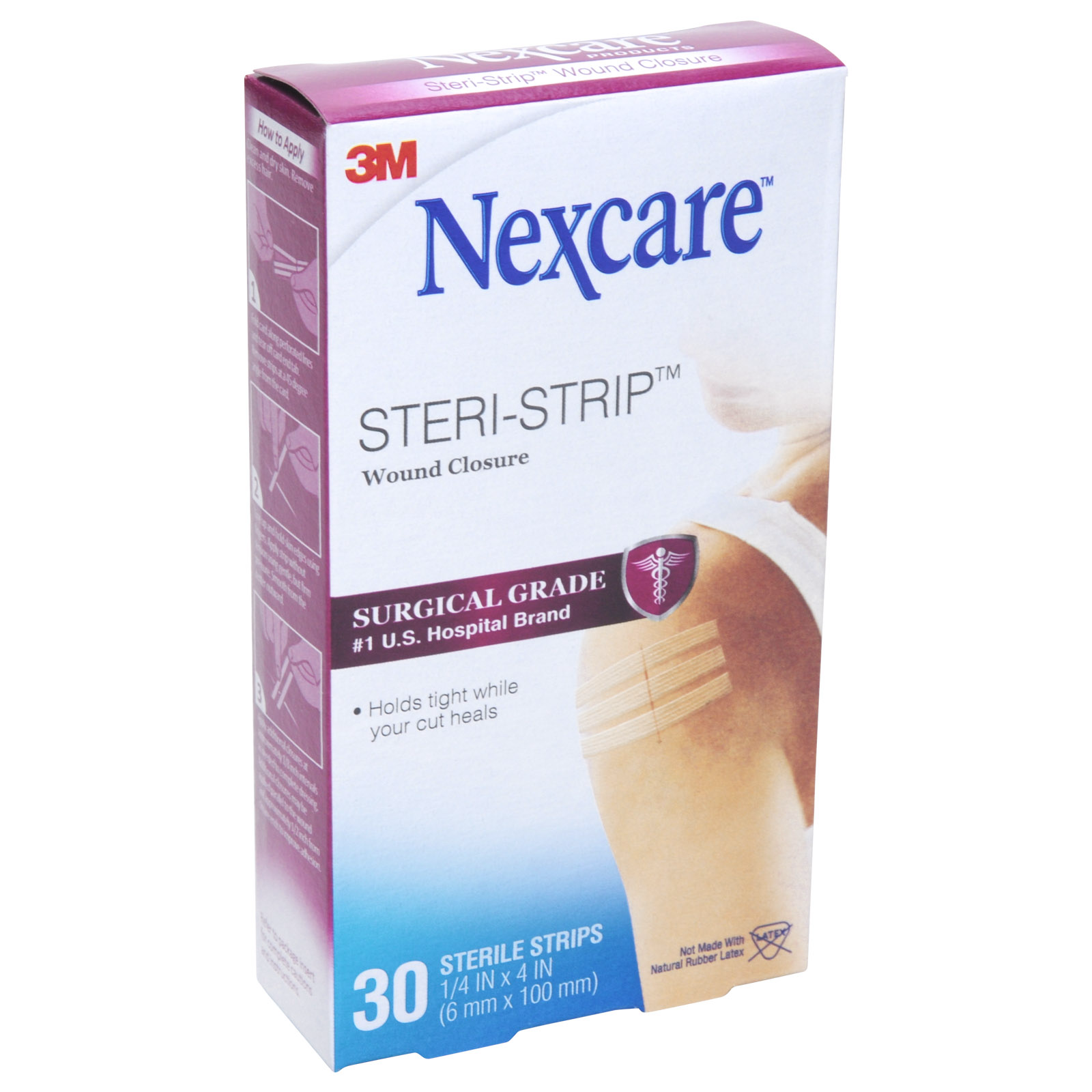 3m Steri Strip Skin Closures 1/4" X 3" 10 Pkg/3