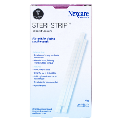 3m Steri Strip Skin Closures 1/4" X 3" 10 Pkg/3