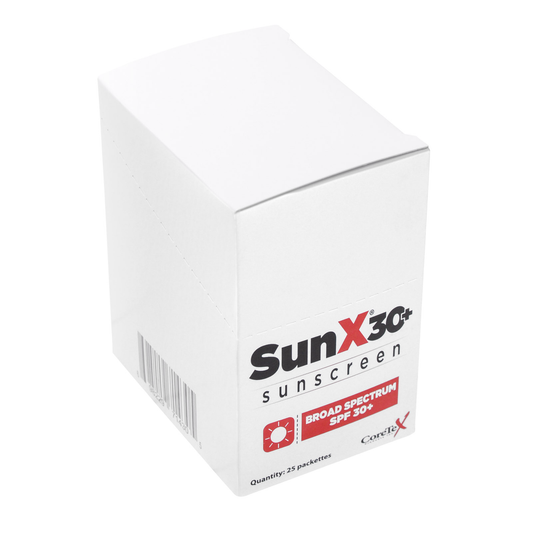 Sun X Sunscreen Spf 30 Individual Use Pouches 25/box