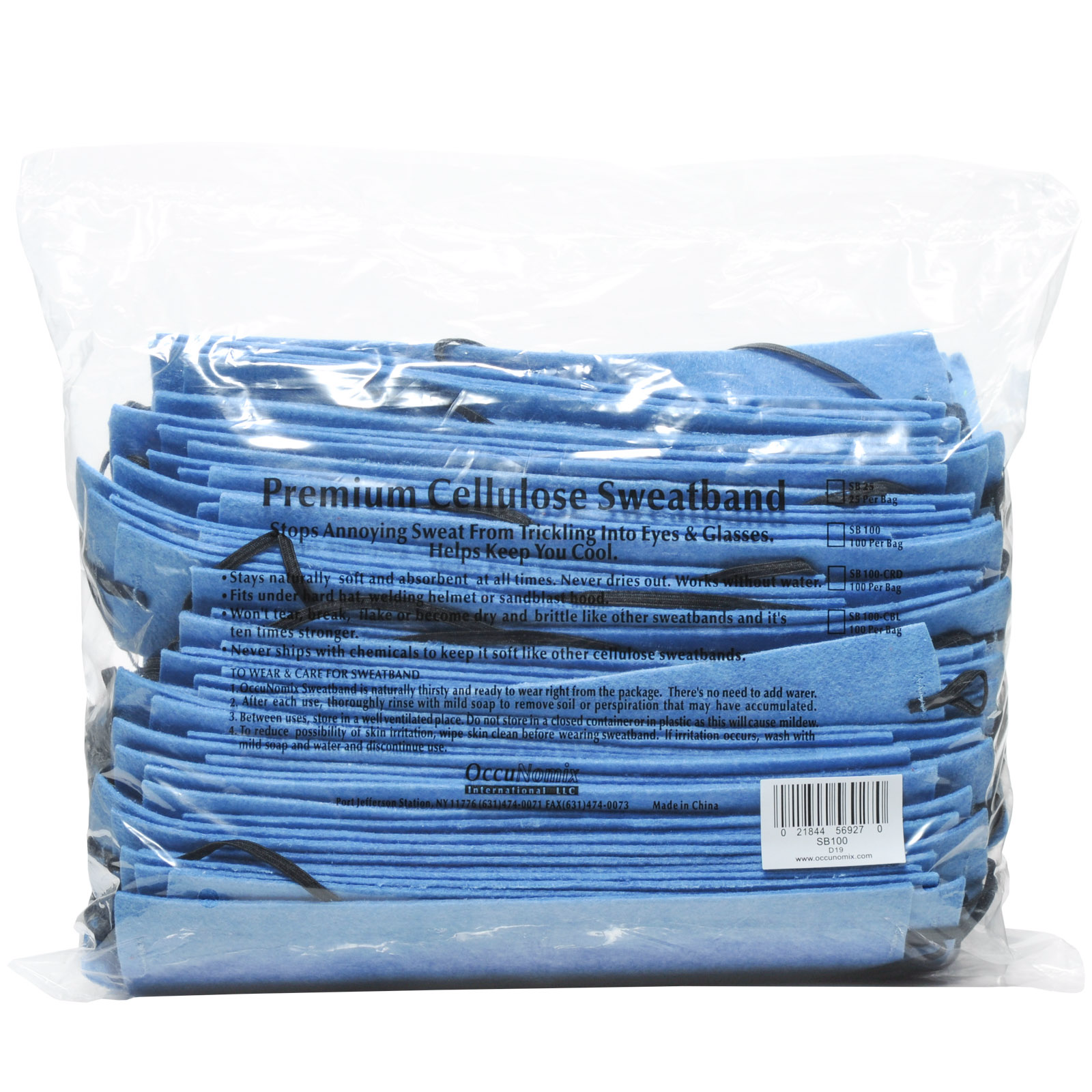 Sweatbands Disposable 100/pk