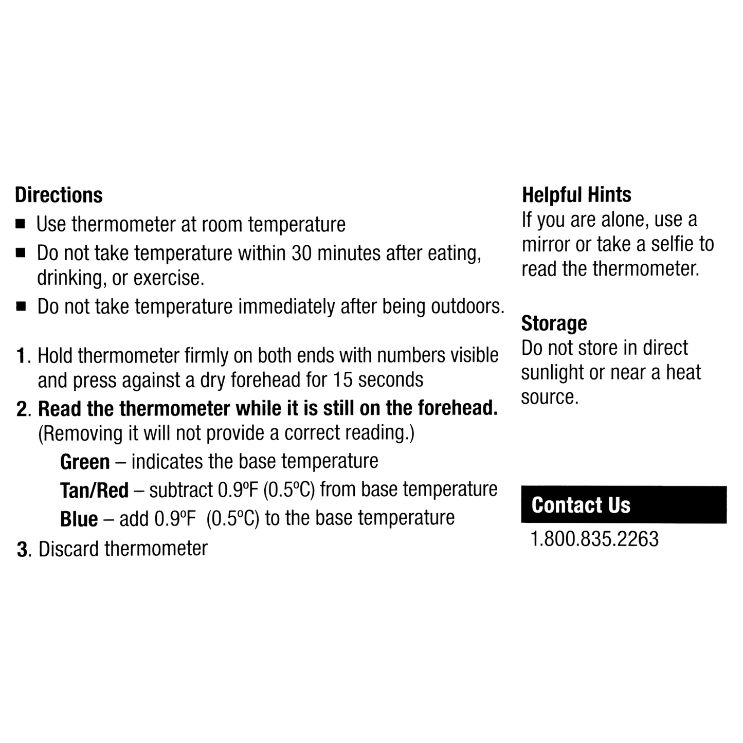 Thermometers Disposable (100/Bx)