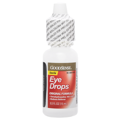 Eye Drops Tetrahydrozoline 1/2 Oz