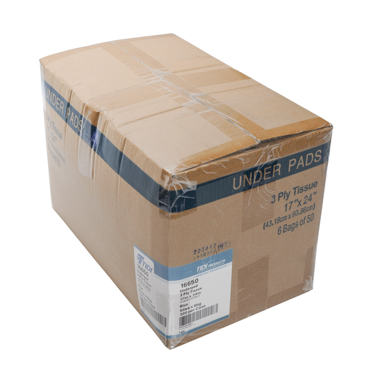 Tidi Underpads 17'' X 24'' 300/case