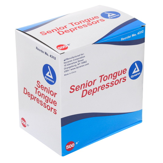 Value Line Wooden Tongue Depressors Senior Adult Size 500 Per Box