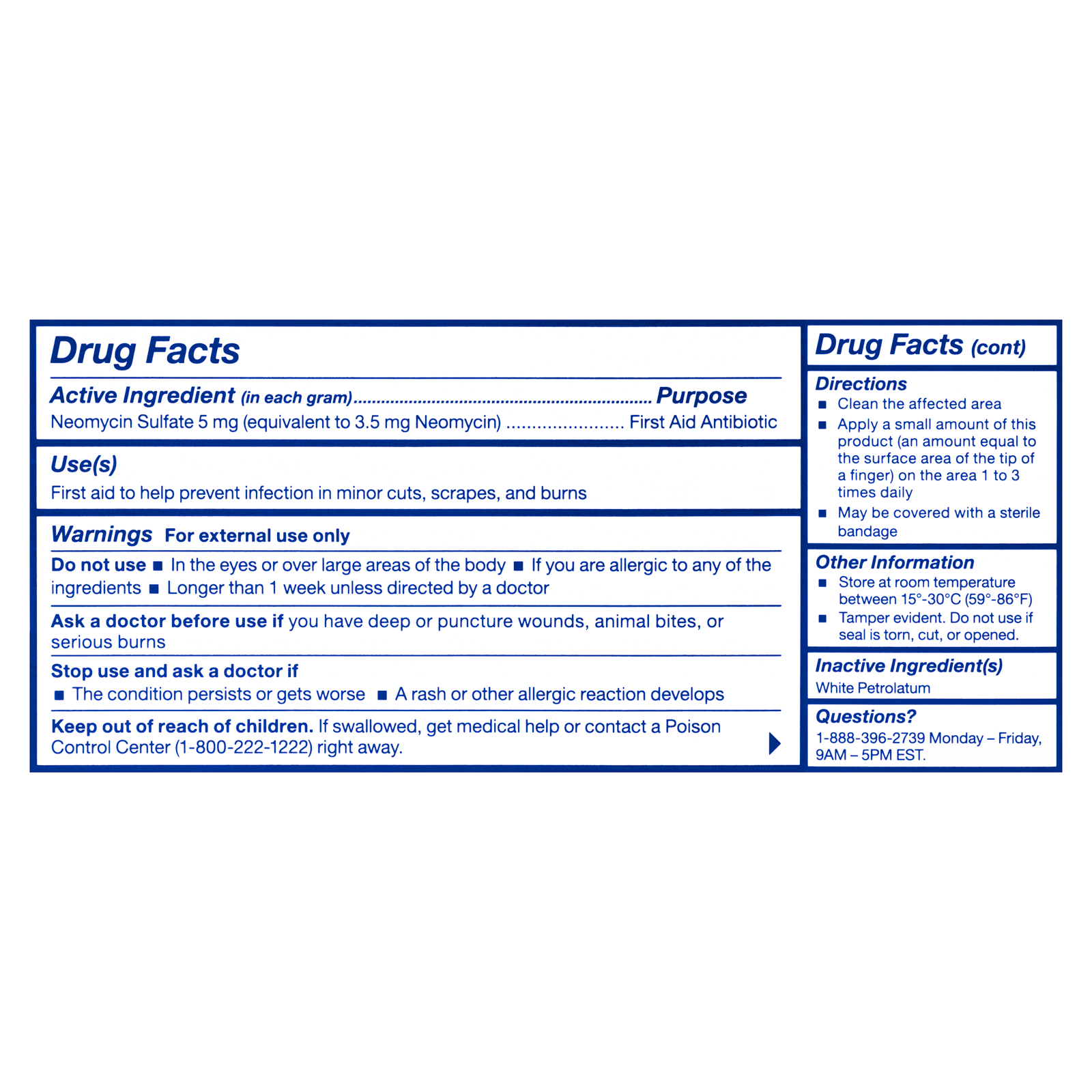 Neomycin Antibiotic Ointment Packets Dynasafety (25/Bx)