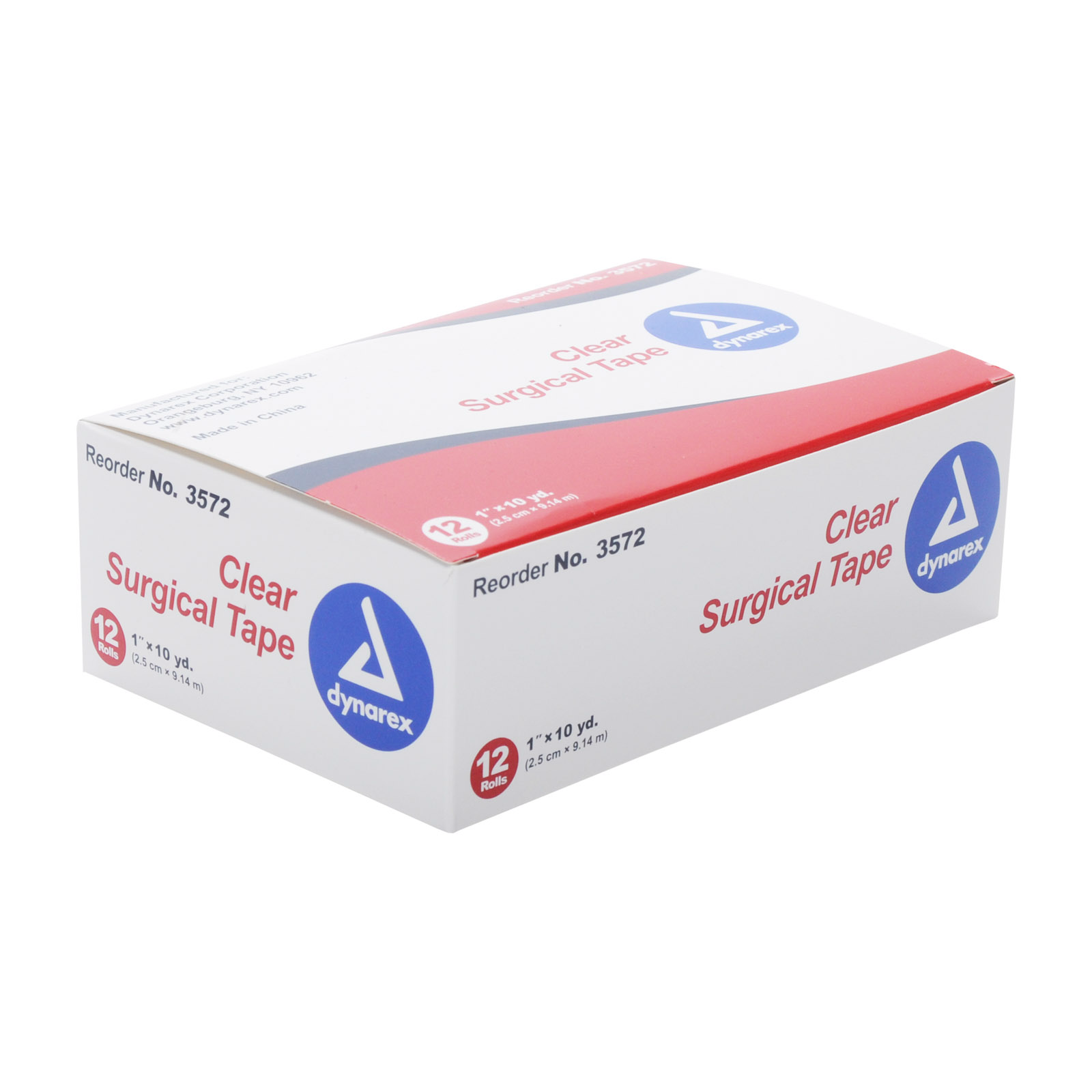 Adhesive Tape Clear 1'' X 10 Yds 12 Rolls Per Box