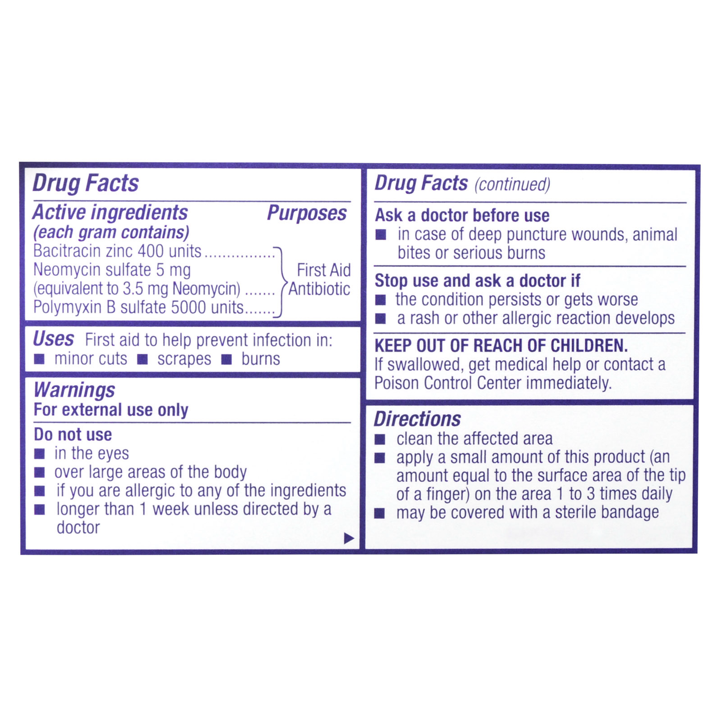 Medi-First Triple Antibiotic Ointment Individual Packets 25/box