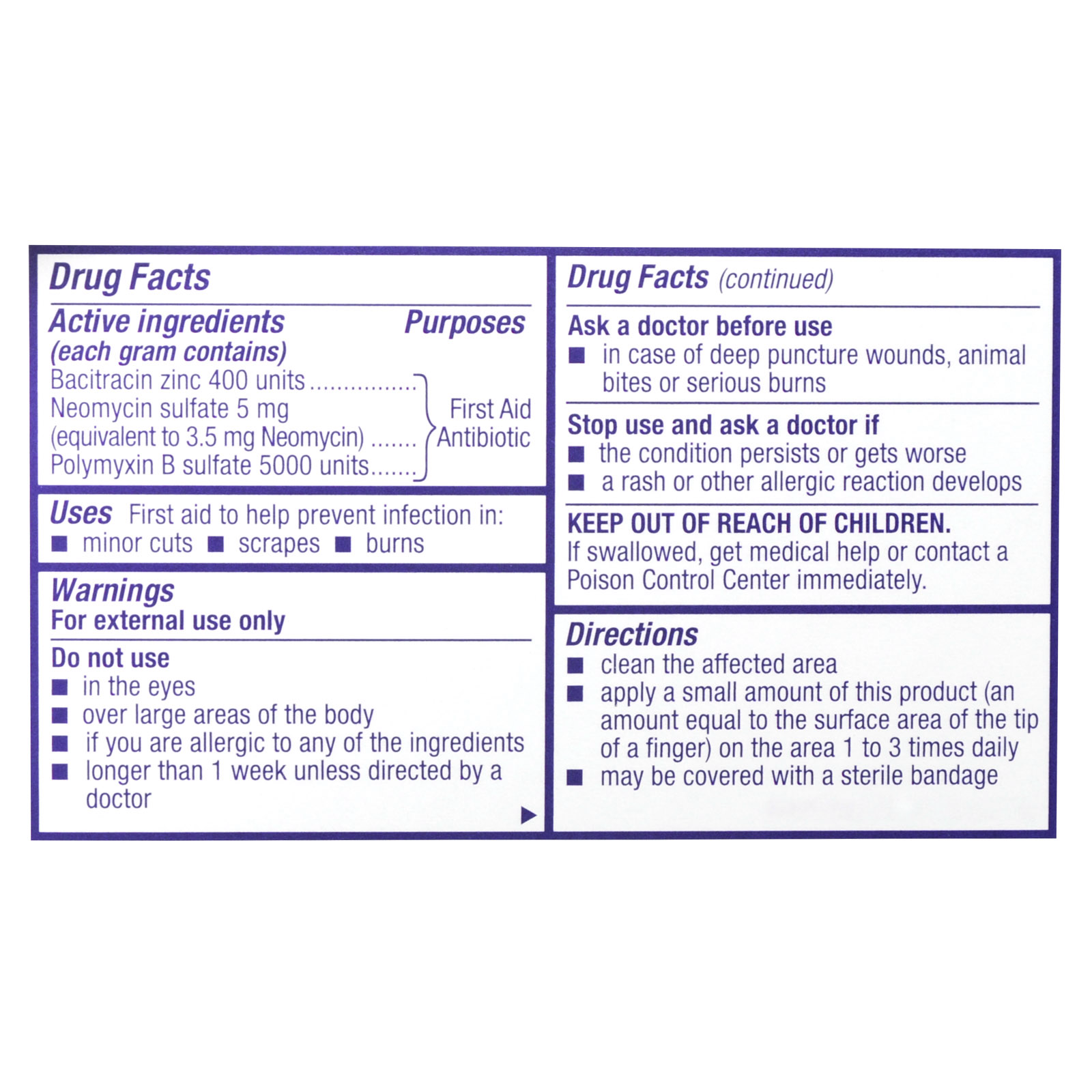 Medi-First Triple Antibiotic Ointment Individual Packets 25/box