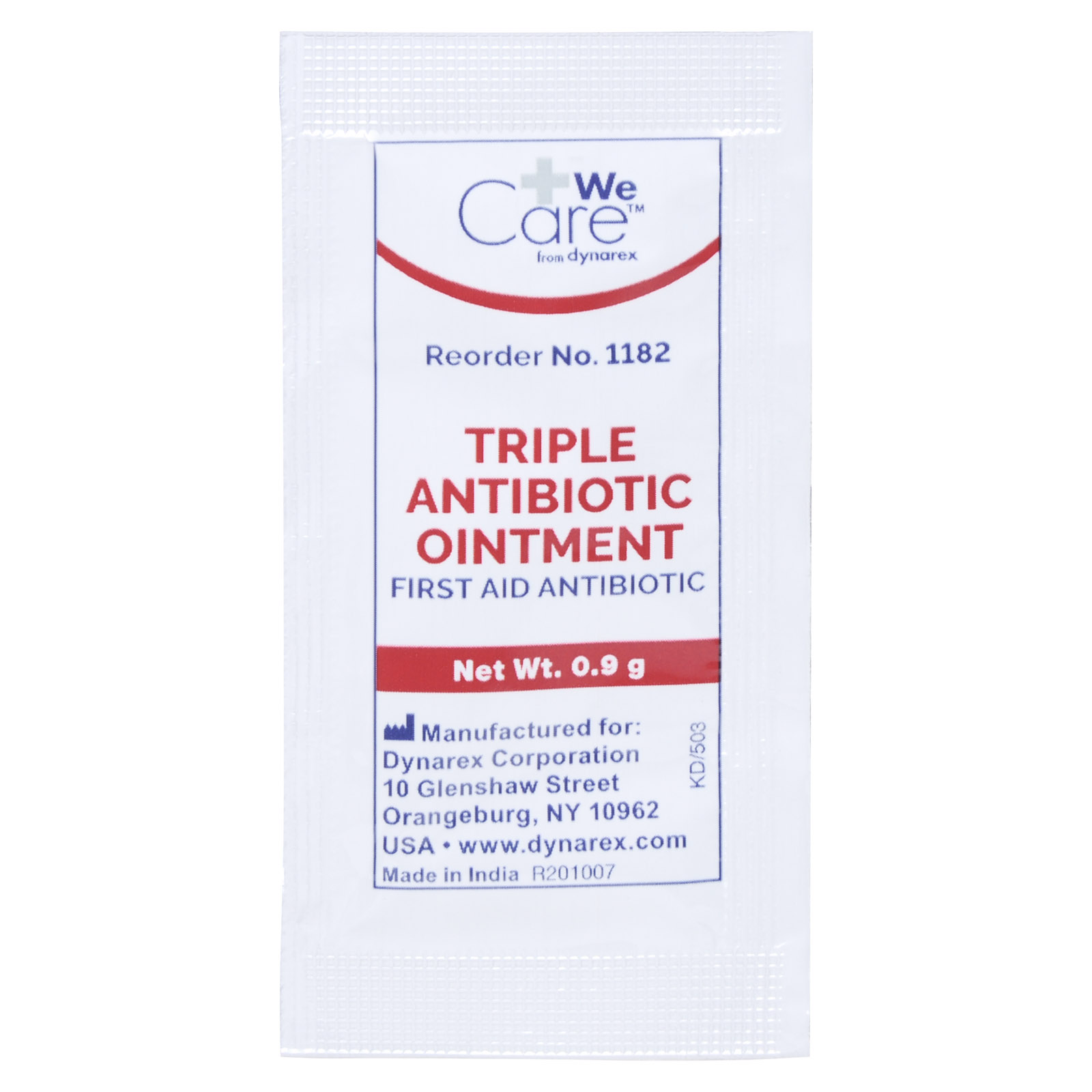 Triple Antibiotic Ointment Packets Dynarex (144/Bx)