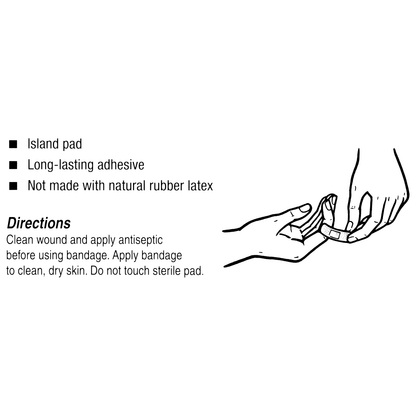 Fabric Adhesive Bandage 1x3 Unit (16/Bx)