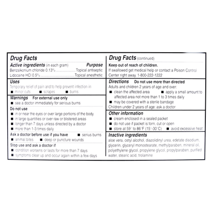First Aid Burn Cream Unit .9gm (10/Unit)