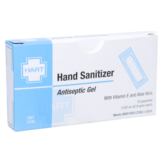 Hand Sanitizer Gel Unit 10/Bx