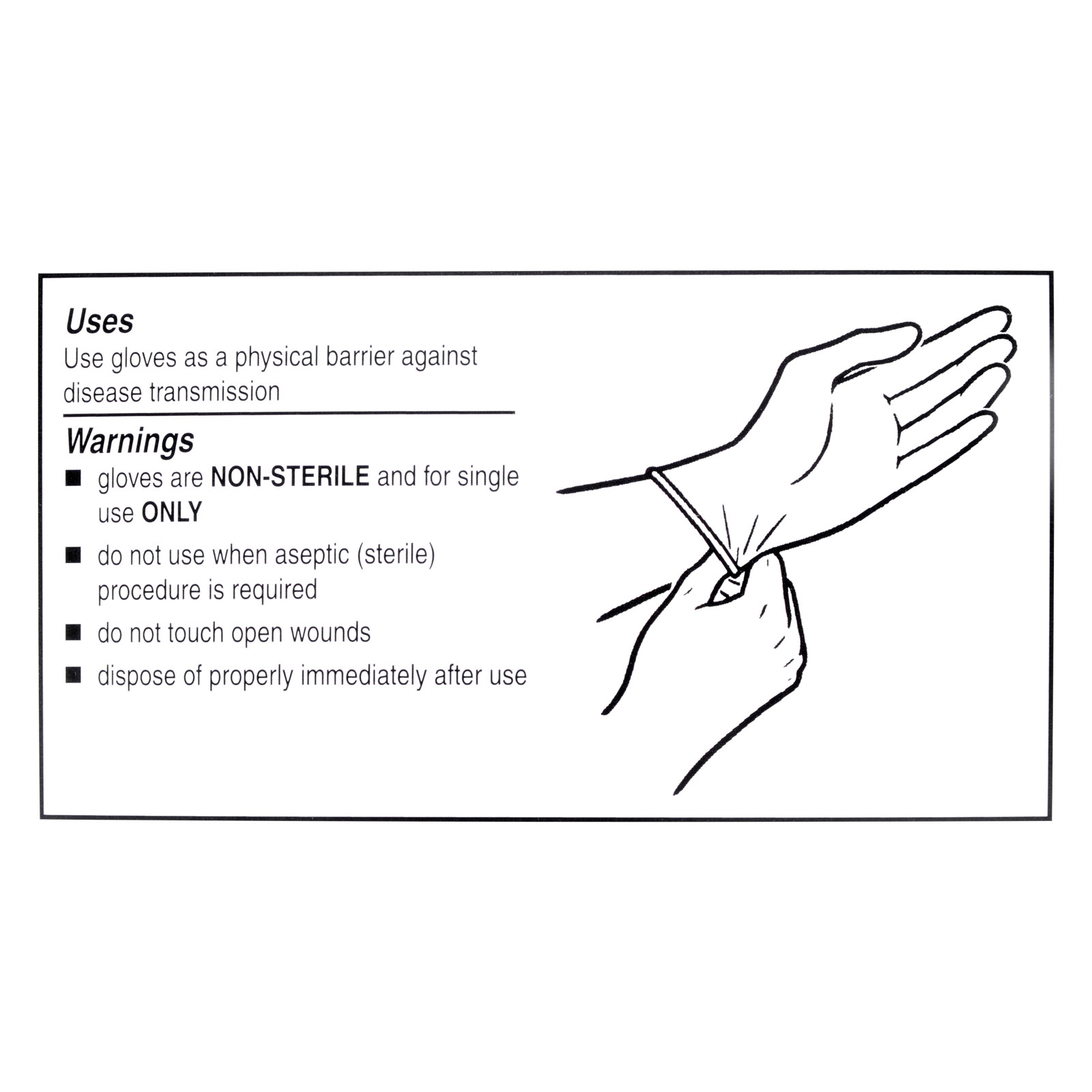 Gloves Nitrile Large Unit (2 pr/Unit)