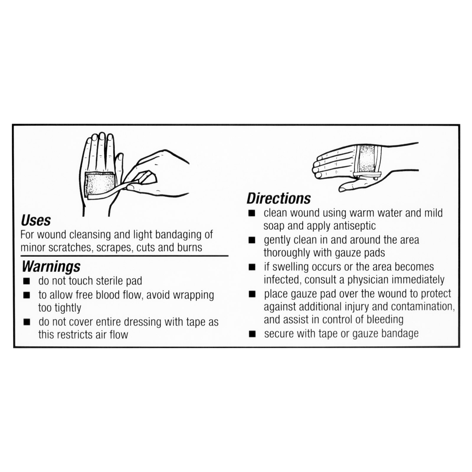 Unitized Kit Refill Gauze Pads 3X3  4/box