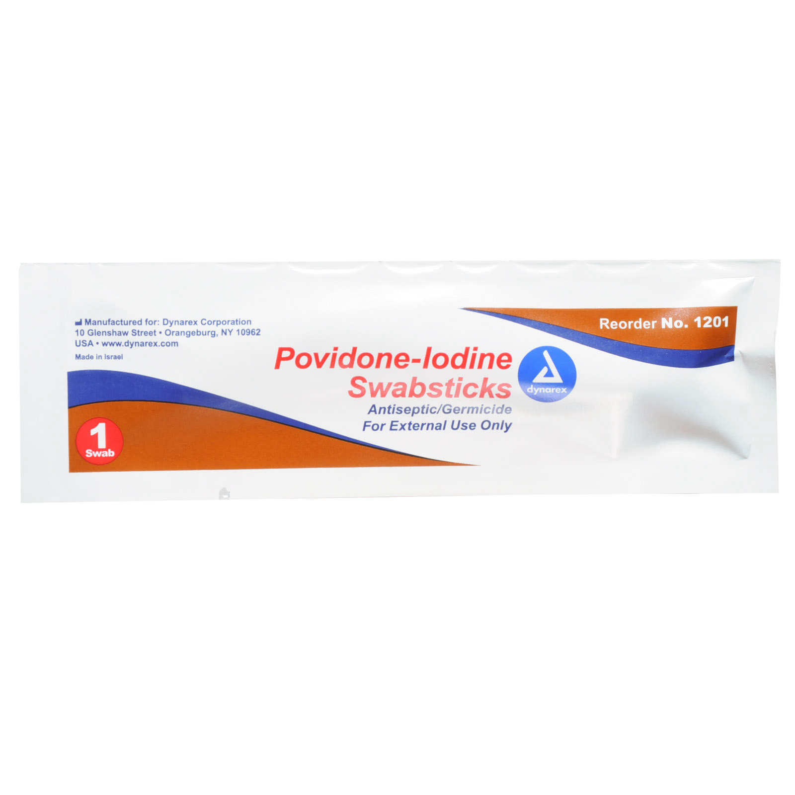 Povidone Iodine Antiseptic Swabsticks 50/box