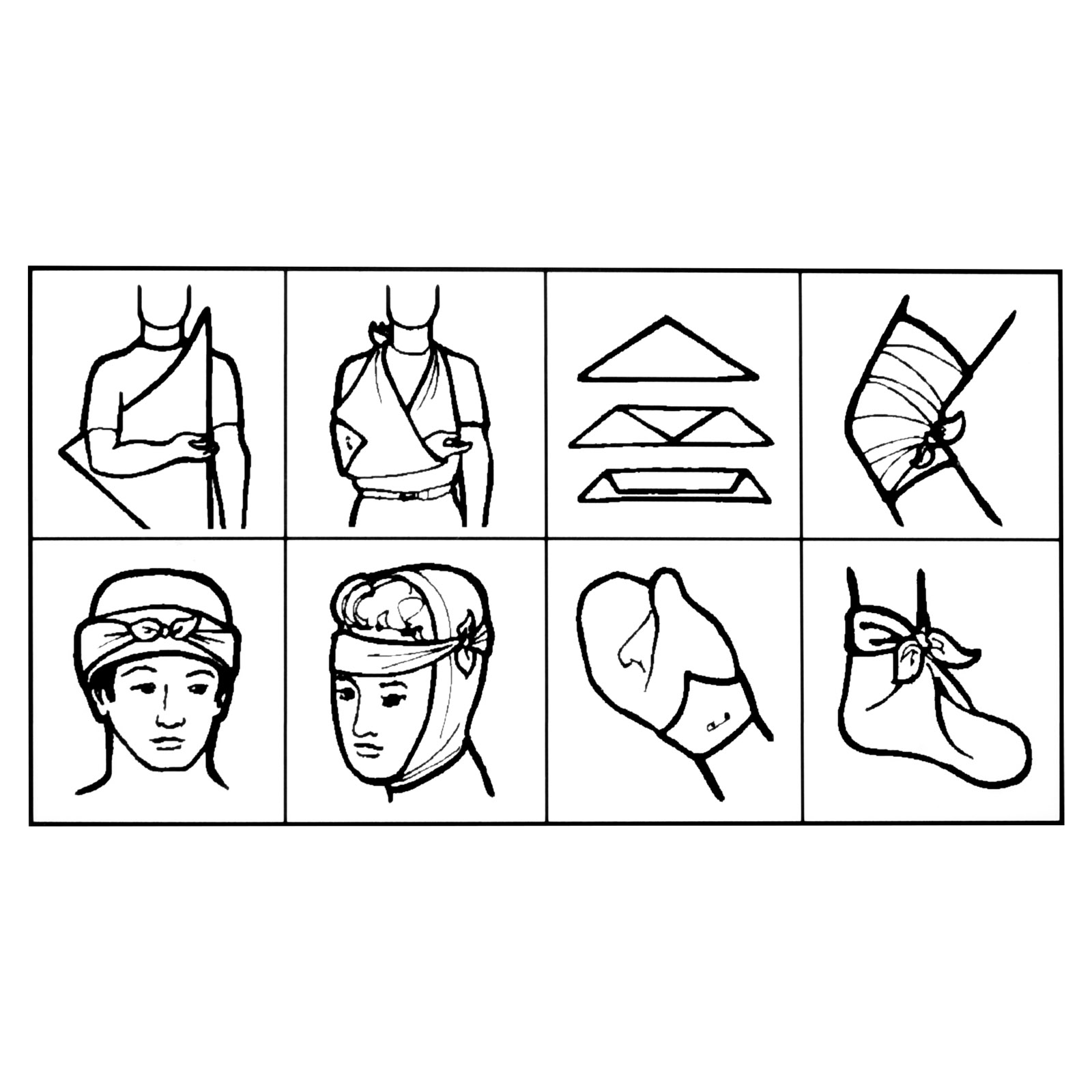 Unitized Kit Refill Triangular Bandage 40"