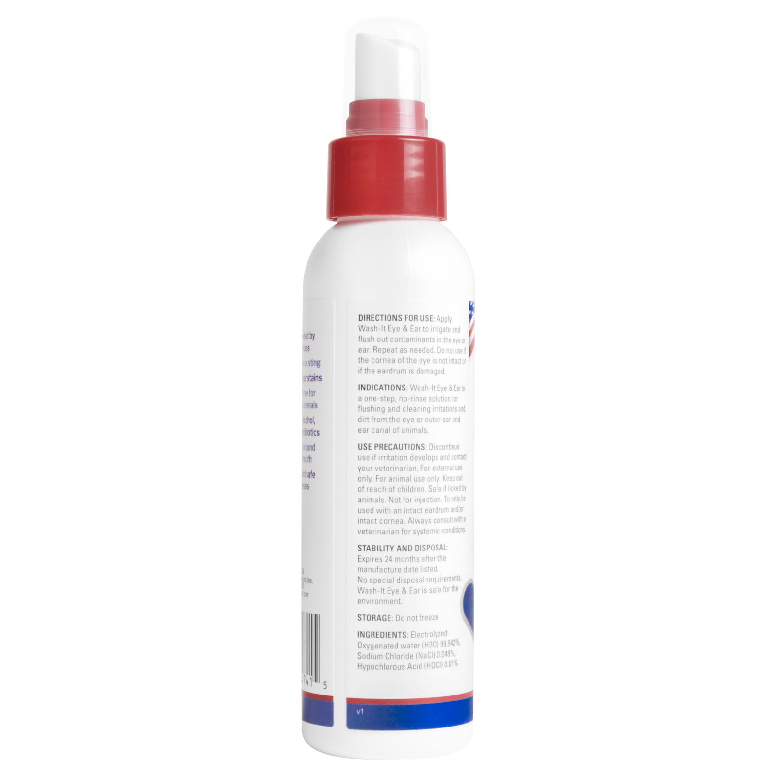 Wash It Eye & Ear Wash Pet Care 4 oz