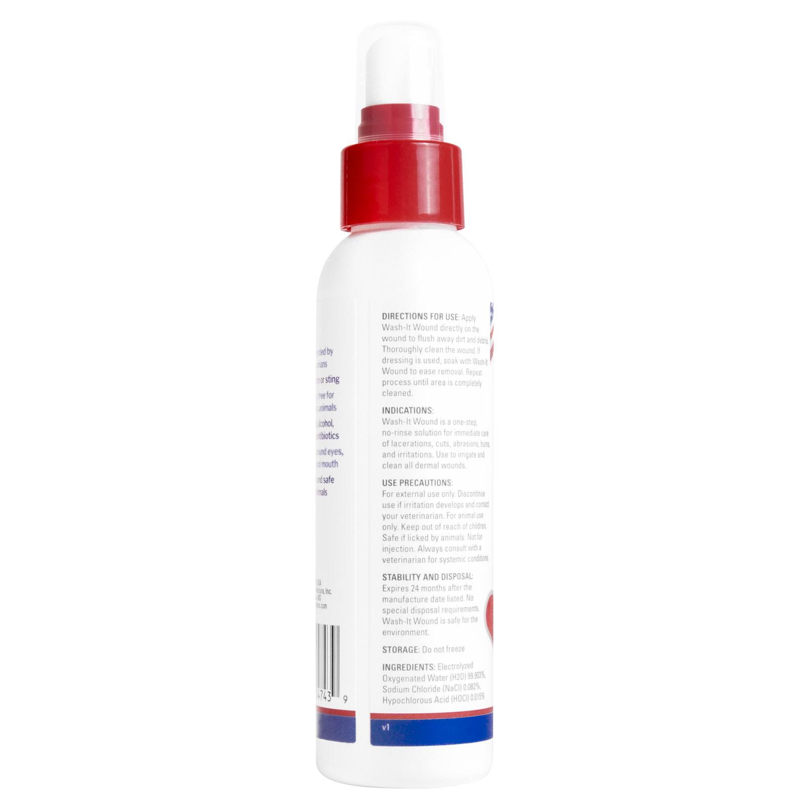 Wash It Wound Wash for Pets 4oz
