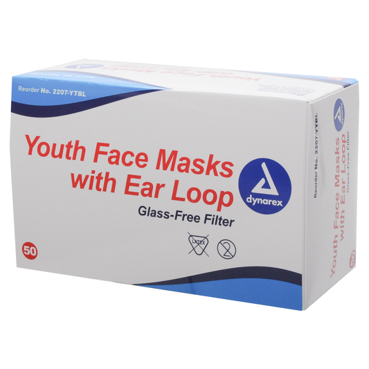 Child Size Face Mask Blue 50/Box