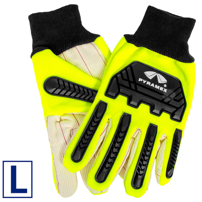 Gloves Cotton Corded Palm Pair