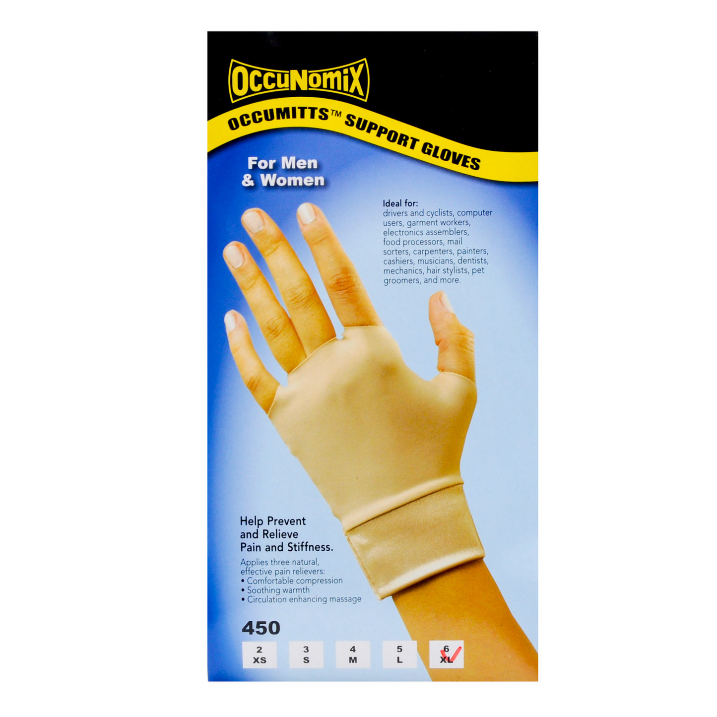 Occunomics Occumitts Support Glove Pair