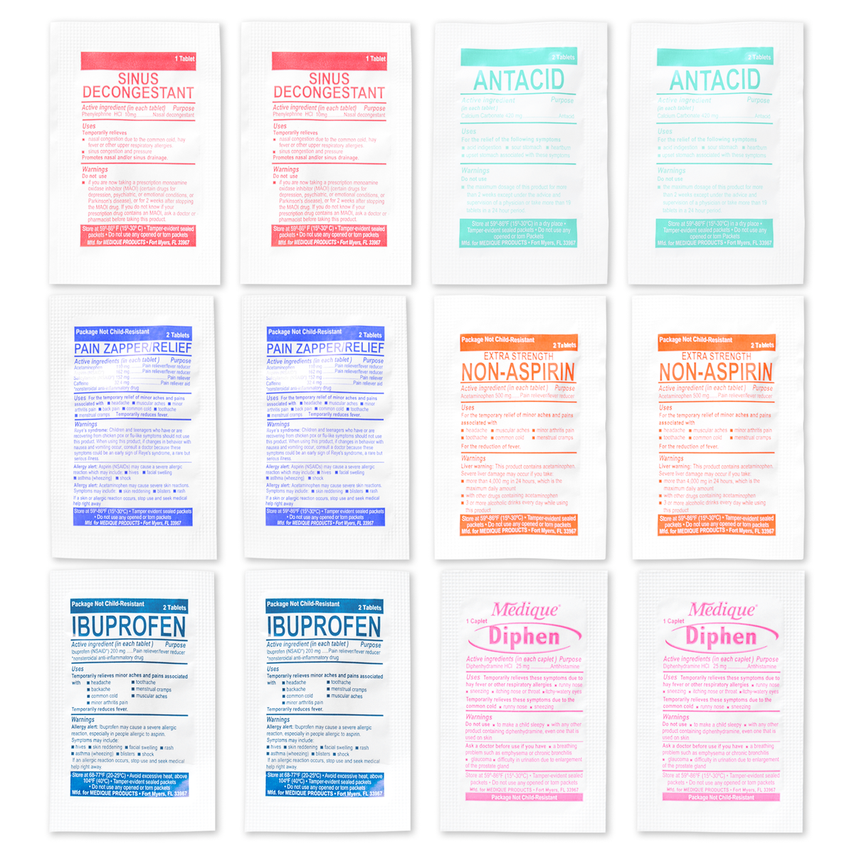 Medications Kit Pack Small MFASCO Health & Safety