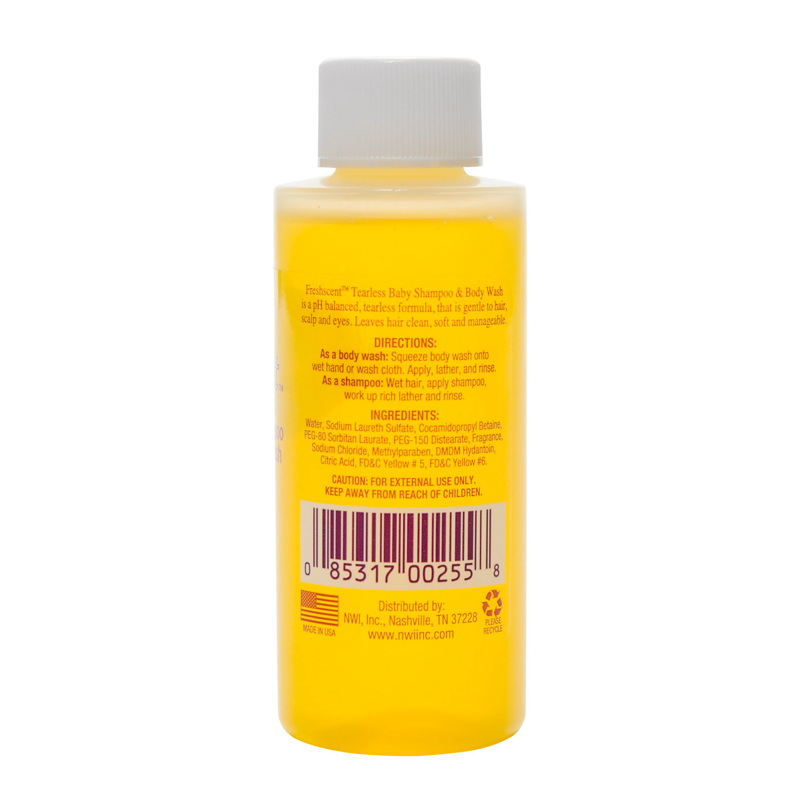 Tearless Baby Shampoo & Body Wash 2 oz