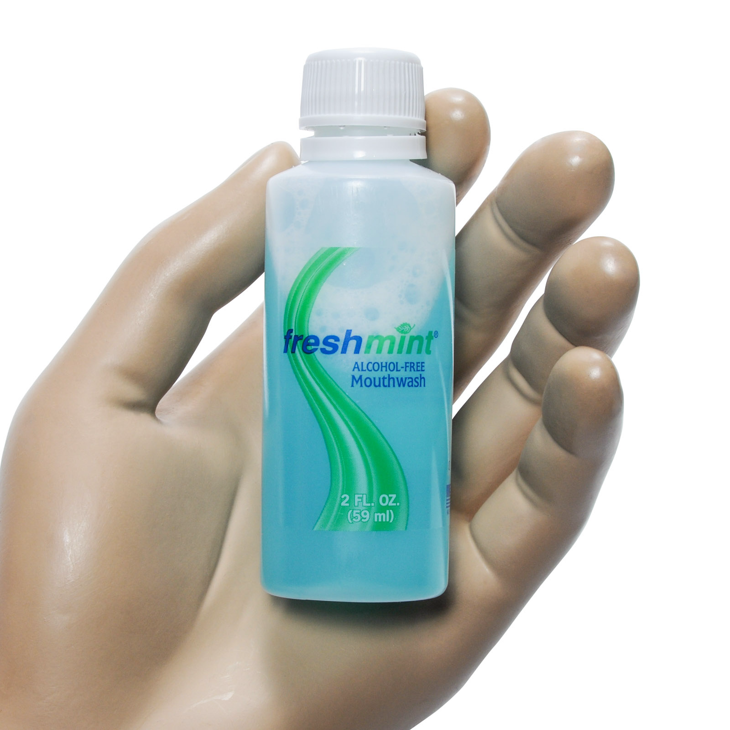 Mouthwash Alcohol Free 2 oz Bottle