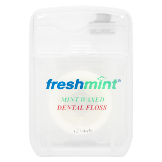 Freshmint Dental Floss Waxed 12 yd
