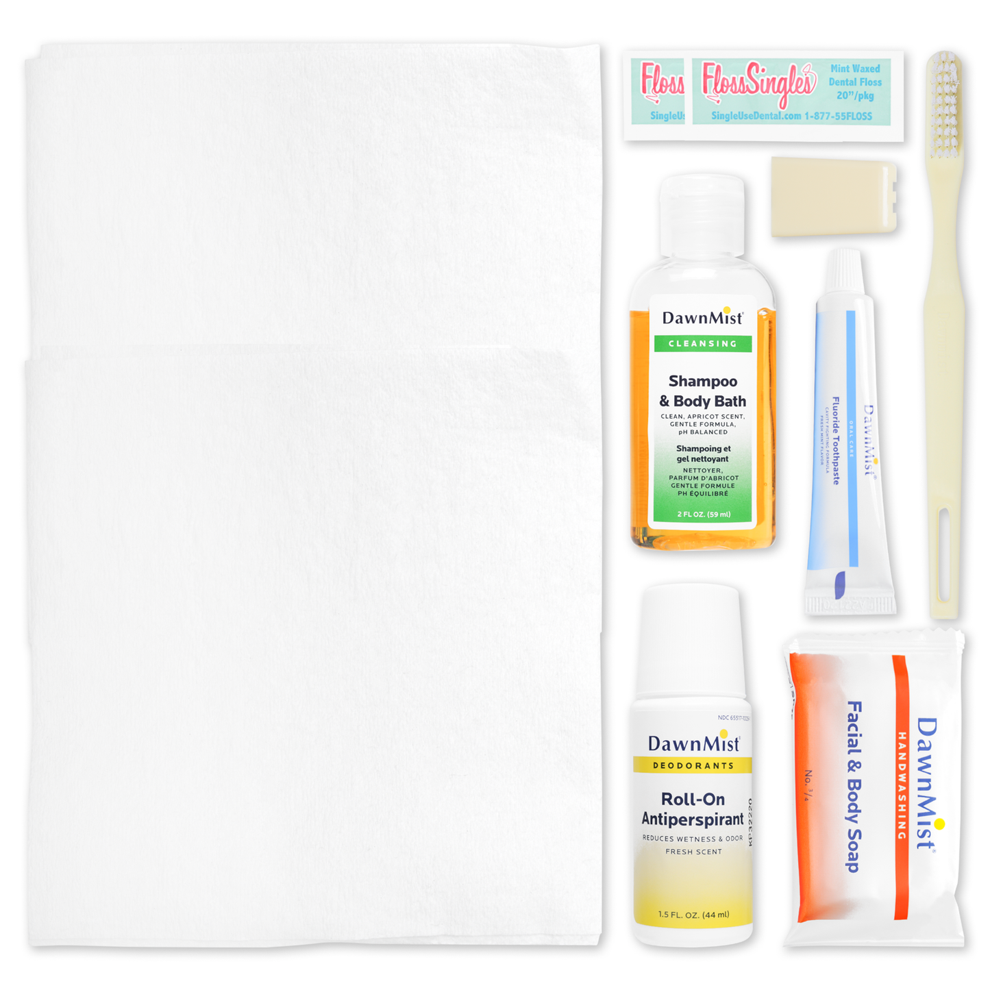 Hygiene Kit Basics Slide Zip Bag