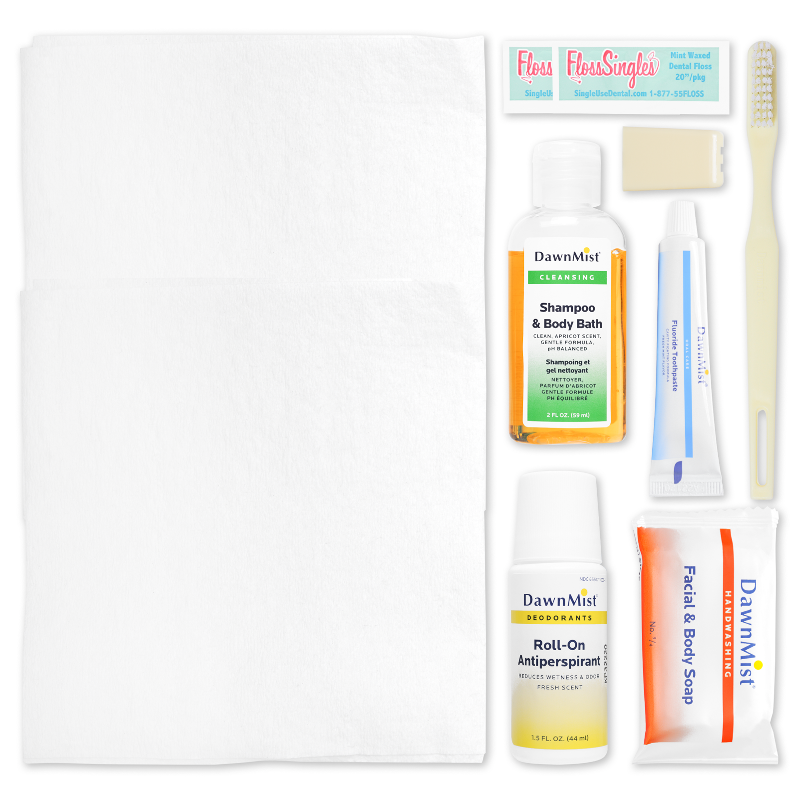 Hygiene Kit Basics Slide Zip Bag