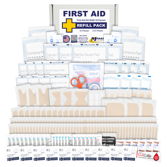 First Aid Backpack Refill Home & Office First Aid Kit Refill Packs – MFASCO Health & Safety